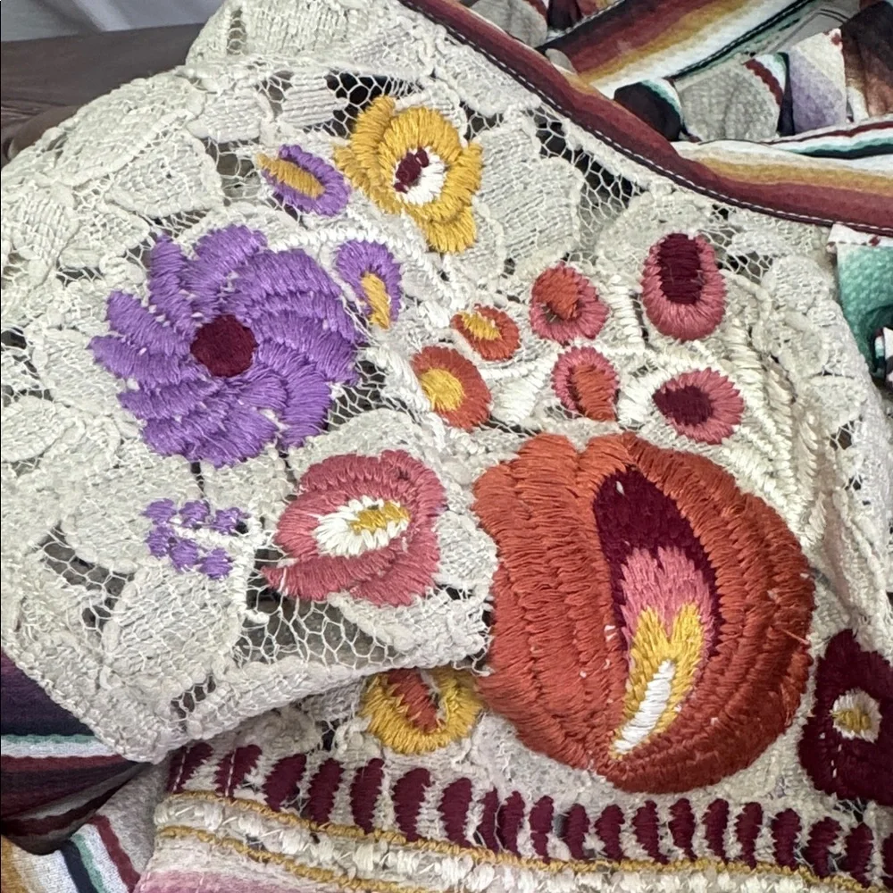 Double D Ranch Multicolor Ruffled Blouse - Picture 4 of 8